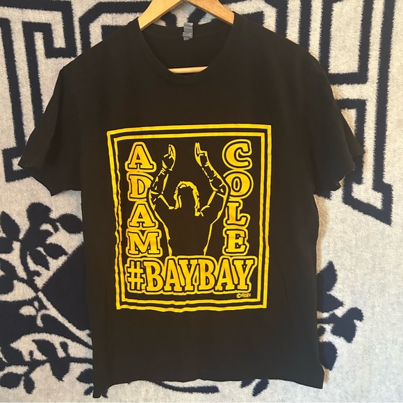 WWE Other - Adam Cole Wrestling T-Shirt Size Medium Black Graphic Print WWE AEW ROH Tee